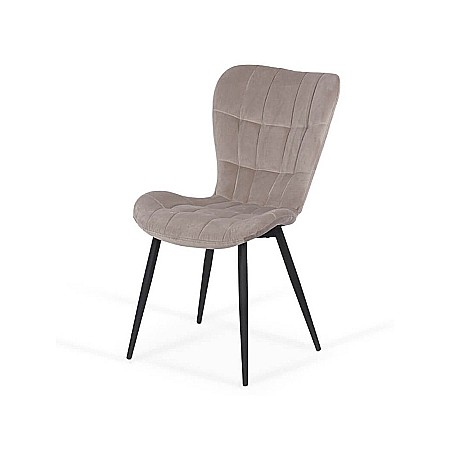 Produse - Scaun living BUC 247, catifea, ergonomic, picioare metalice, 110 kg