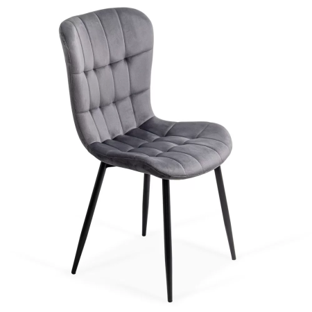 Scaune living - Scaun living BUC 247, catifea, ergonomic, picioare metalice, 110 kg