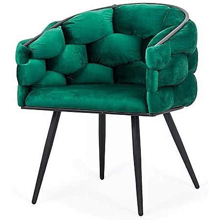 Scaune living - Scaun living BUC 256, ergonomic, catifea, structura metalica, perne groase, 120 kg