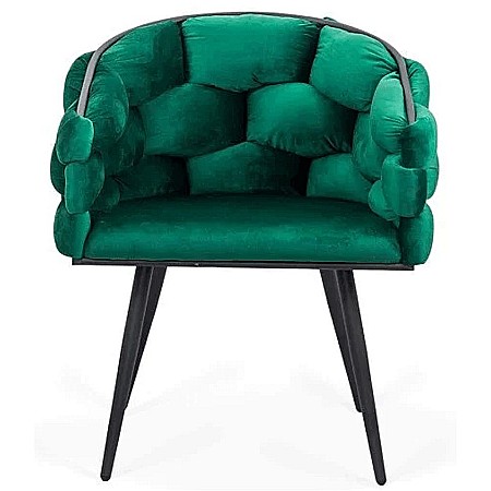 Scaun living BUC 256, ergonomic, catifea, structura metalica, perne groase, 120 kg [3]