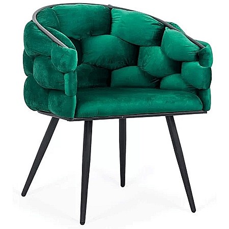 Scaun living BUC 256, ergonomic, catifea, structura metalica, perne groase, 120 kg [1]