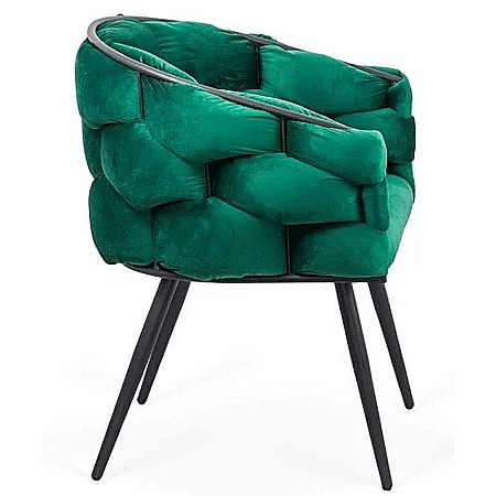 Scaun living BUC 256, ergonomic, catifea, structura metalica, perne groase, 120 kg [2]