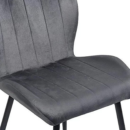Scaun living BUC204, catifea, structura metalica, ergonomic, spatar cu maner, 120 kg [3]