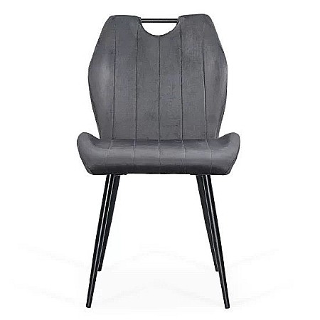 Scaun living BUC204, catifea, structura metalica, ergonomic, spatar cu maner, 120 kg [2]