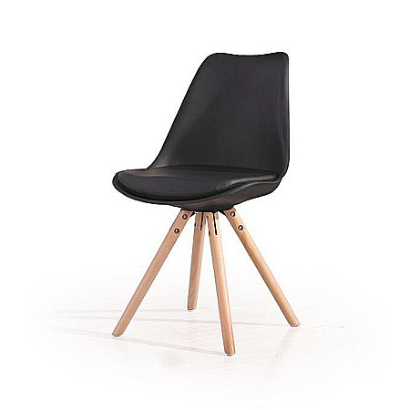 Scaun living HM K201 negru [1]