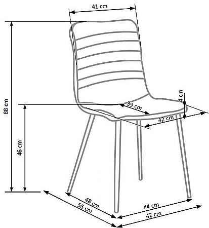 Scaun living HM K251 gri [3]