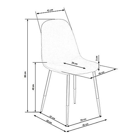 Scaun living HM K379 verde [5]