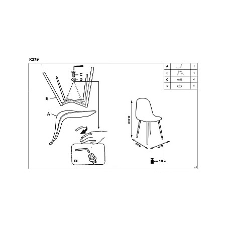 Scaun living HM K379 verde [6]