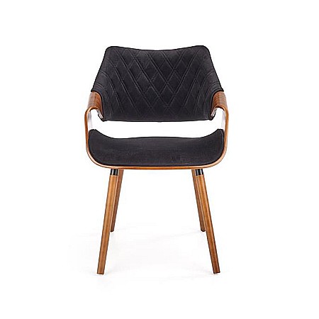 Scaun living HM K396 negru - nuc [1]