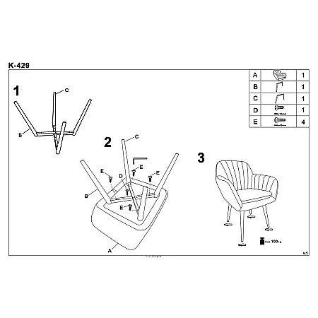 Scaun living HM K429 [3]