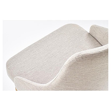 Scaun living HM Toledo crem - stejar [1]