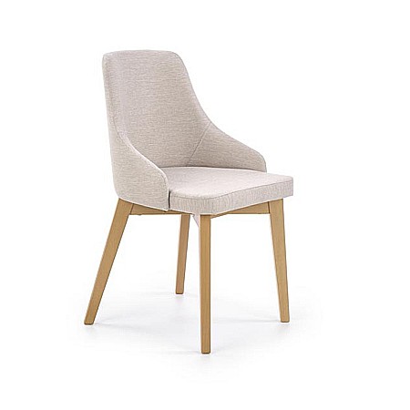 Scaune living - Scaun living HM Toledo crem - stejar