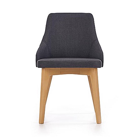Scaun living HM Toledo gri inchis - stejar [1]