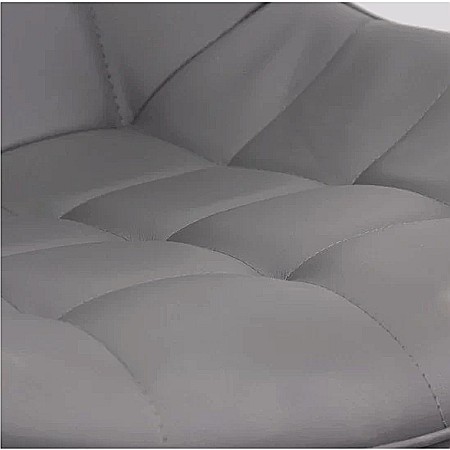 Scaun living si bucatarie BUC 206P, piele ecologica, picioare metalice, 120 kg [5]