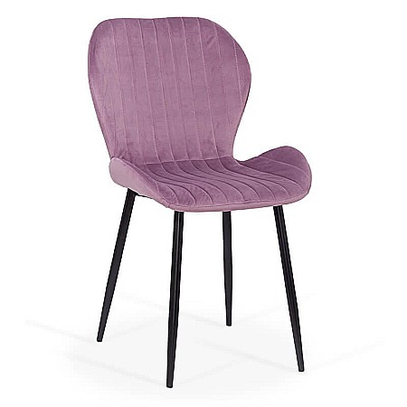 Scaune living - Scaun living si bucatarie BUC 248U, ergonomic, catifea, picioare metalice, 110 kg