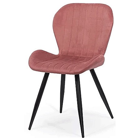 Scaune living - Scaun living si bucatarie BUC 248U, ergonomic, catifea, picioare metalice, 110 kg