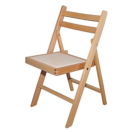 Scaune Lemn - Scaun pliant lemn masiv, bucatarie si living, sezut tapitat cu piele ecologica, 100 kg, nuc