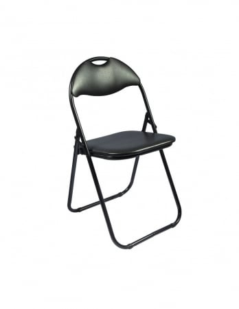 Scaun pliant metalic GN pentru bucatarie, cu sezut din piele ecologica [1]