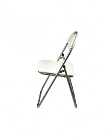Scaun pliant metalic GN pentru bucatarie, cu sezut din piele ecologica [3]
