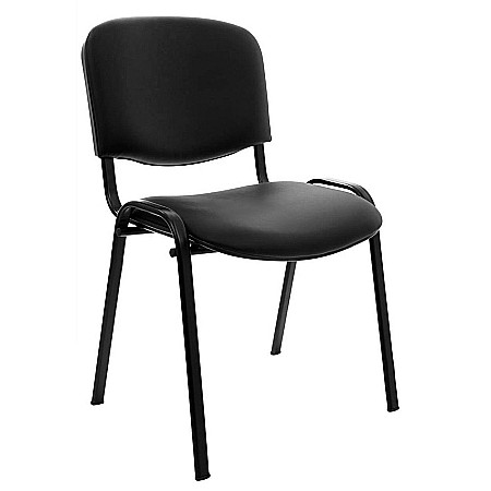 Scaune pentru vizitatori - Scaun vizitator piele ecologica Taurus negru