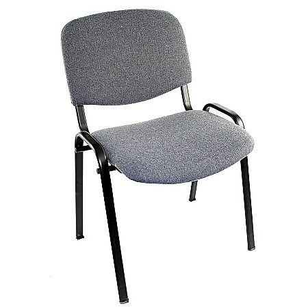 Scaune pentru vizitatori - Scaun vizitator Taurus TN, cadru metalic, tapitat cu stofa, stivuibil, 120 kg, negru
