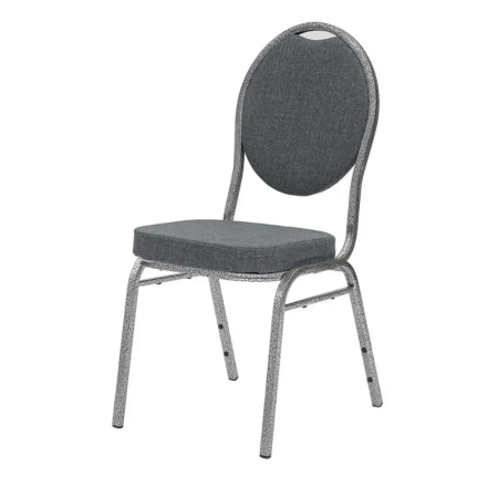 Scaune - Scaun vizitator Venetto cadru metalic, tapitat cu stofa, stivuibil, 160 kg
