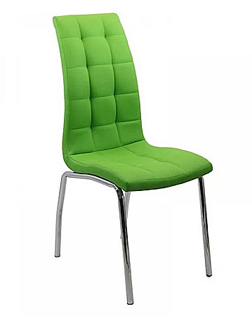 Scaune bucatarie - Scaune de bucatarie BUC 231, piele ecologica, cadru cromat, ergonomic, 120 kg