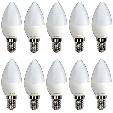 Promotii - Set 10 Becuri cu led 4W E14 Lumina calda LF 3042