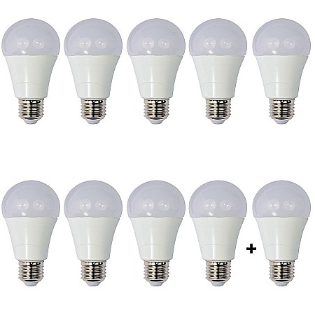 Produse - Set 10 Becuri LED Drimus 12W E27 Lumina rece DL 6121