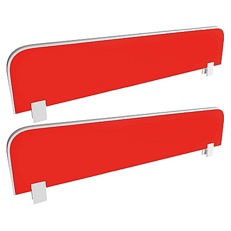 Mobilier copii - Set 2 protectii laterale pentru pat copii detasabile, cu cleme, Pal Melaminat, 70x14 cm, multicolor