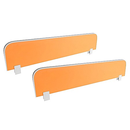 Paturi copii - Set 2 protectii laterale pentru pat copii detasabile, cu cleme, Pal Melaminat, 70x14 cm, multicolor