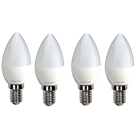 Iluminat - Set 4 Becuri cu led 4W E14 Lumina calda LF 3042