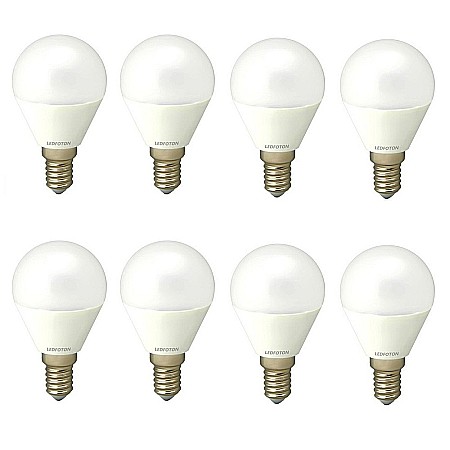 Produse - Set 8 Becuri Led E14 Lumina calda 4W DLF 3041