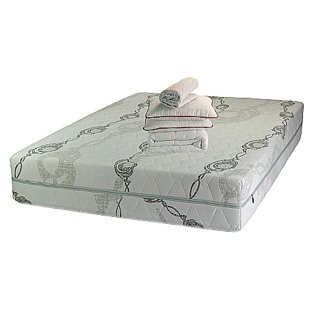 Set Avantaj saltea Neptun Memory Pocket Comfort 140x200 plus 2 perne 50 x70 plus Husa plus Pilota microfibra iarna 180x200