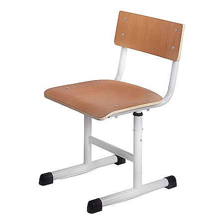 Set birou si scaun scolar, inaltime reglabila, natur [4]