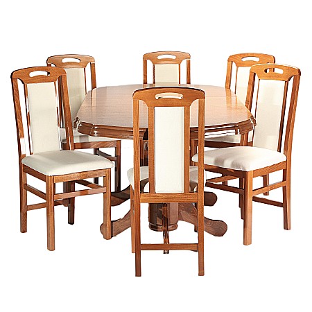 Set masa living SB Nork plus 6 scaune SB Tim cires [1]