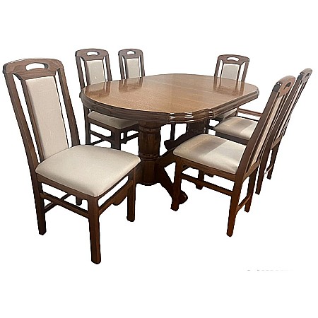 Set masa living SB Nork plus 6 scaune SB Tim nuc [2]