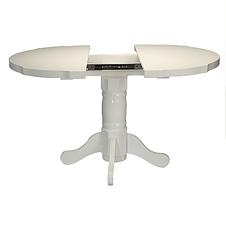Set masa living si bucatarie extensibila SB Fan, MDF Furniruit, 100-133,5x99x74 cm si 4 scaune SB Tim, lemn masiv, tapiterie stofa, lacuit, 120 kg, alb/negru [10]