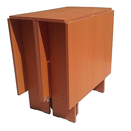 Set masa plianta 12 persoane, Pal Melaminat, insertii lemn masiv, 274x75x78 cm si 6 scaune pliante, tapiterie piele ecologica, stejar sonoma [2]