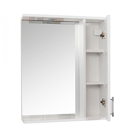Set mobilier baie cu lavoar ceramic GN1531, front MDF, 55 cm, 2 usi, 2 sertare, picioare cromate reglabile, balamale soft close si oglinda cu dulap GN0201, dreptunghiulara, PAL, iluminare led, alb [6]
