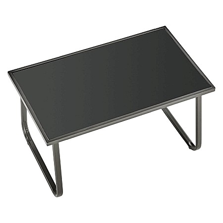 Set mobilier de gradina si terasa HM Conor, metalic, tapiterie textilena, cu canapea, fotolii si masuta cafea, 4 persoane, gri inchis [12]