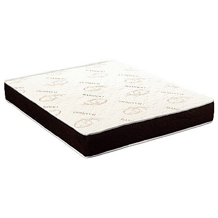 Set pat matrimonial cu sertar Austin, elemente lemn masiv, tapitat cu stofa, cu somiera, crem si saltea ortopedica Optima Bamboo, arcuri, margine antilasare, sistem de aerisire 140x200 cm [16]