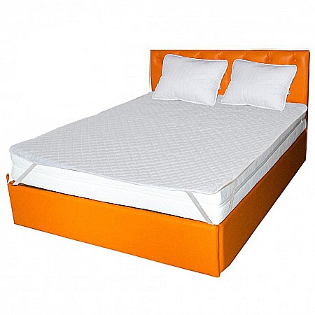 Seturi saltele - Set Saltea cu arcuri Cronos HR Spring Comfort 180x200x24cm, cu spuma poliuretanica HR 3,5 cm pe ambele fete, husa detasabila tricot hipoalergenic, fermitate medie, Saltsib, 2 perne matlasate, microfibra, 50x70cm si husa antialergenica, lavabila la 95°C