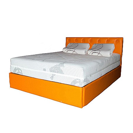 Set Saltea cu arcuri impachetate individual, Neptun Memory Pocket Comfort 160x200x30cm, 7 zone de confort, spuma poliuretanica HR, memory foam 4 cm, husa hipoalergenica, fermitate mediu-soft, 2 perne ortopedice memory SB 52x32 cm, husa lavabila la 40°C [1]