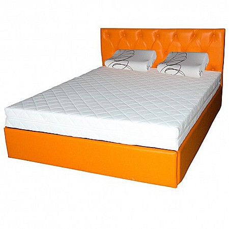 Set Saltea cu arcuri, Pluto Traditional Spring Comfort 160x200x20cm, plasa de arcuri tip Bonell, husa detasabila tricot, hipoalergenica, fermitate mediu spre tare, Saltsib plus 2 perne ortopedice memory SB 52x32 cm, husa lavabile la 40°C