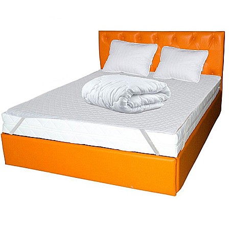Set Saltea cu spuma, Hydra Comfort Flex 160x200x16cm, fermitate mediu spre tare, hipoalergenica, husa detasabila, Saltsib, Pachet textile Avantaj cu 2 perne matlasate 50x70cm, husa microfibra, antialergenica si pilota iarna, umplutura poliester 180x200cm [0]