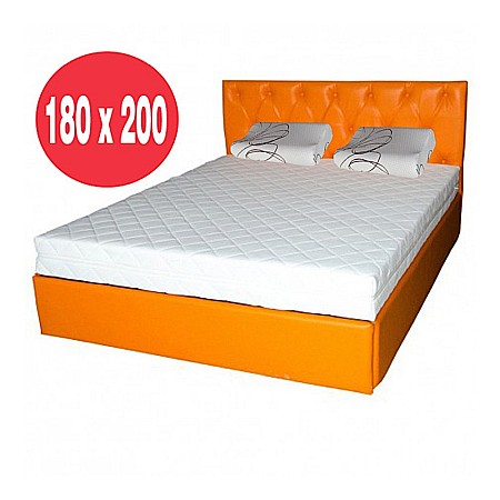 Set Saltea cu spuma, Mercur Comfort Flex Plus 180x200x20cm, fermitate mediu spre tare, hipoalergenica, husa detasabila, Saltsib plus 2 perne ortopedice memory SB 52x32 cm, husa lavabila la 40°C [2]