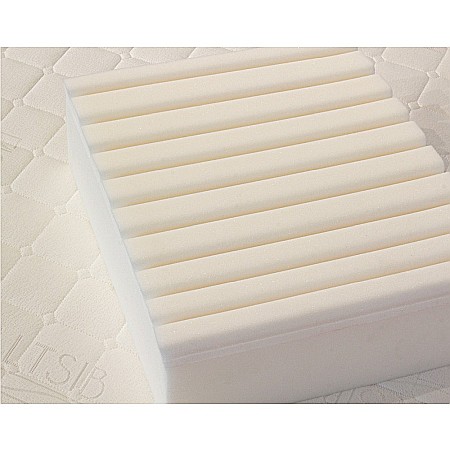 Set Saltea cu spuma, Mercur Comfort Flex Plus 180x200x20cm, fermitate mediu spre tare, hipoalergenica, husa detasabila, Saltsib plus 2 perne matlasate 50x70cm, umplutura fibre de poliester, lavabile la 60°C [5]