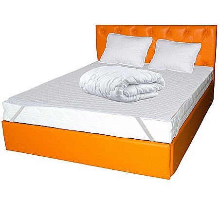 Set Saltea cu spuma, Nova Comfort Flex 140x200x20cm, fermitate tare, hipoalergenica, husa detasabila, Saltsib plus 2 perne matlasate, 50x70cm, husa antialergenica, lavabila la 95°C si pilota vara, microfibra 180x200cm [0]