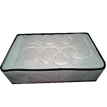 Set Saltea cu spuma, Venus Eco Memory 180x200x17cm, cu spuma poliuretanica, memory foam 2 cm, fermitate mediu spre tare, Saltsib plus 2 perne matlasate 50x70cm, umplutura fibre de poliester, lavabile la 60°C [4]